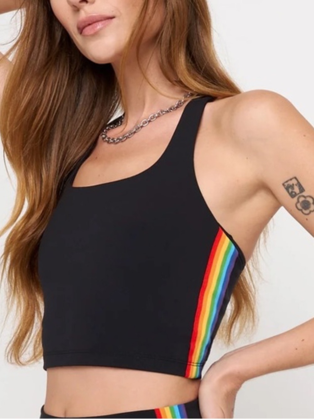 Black ribbed tank top!